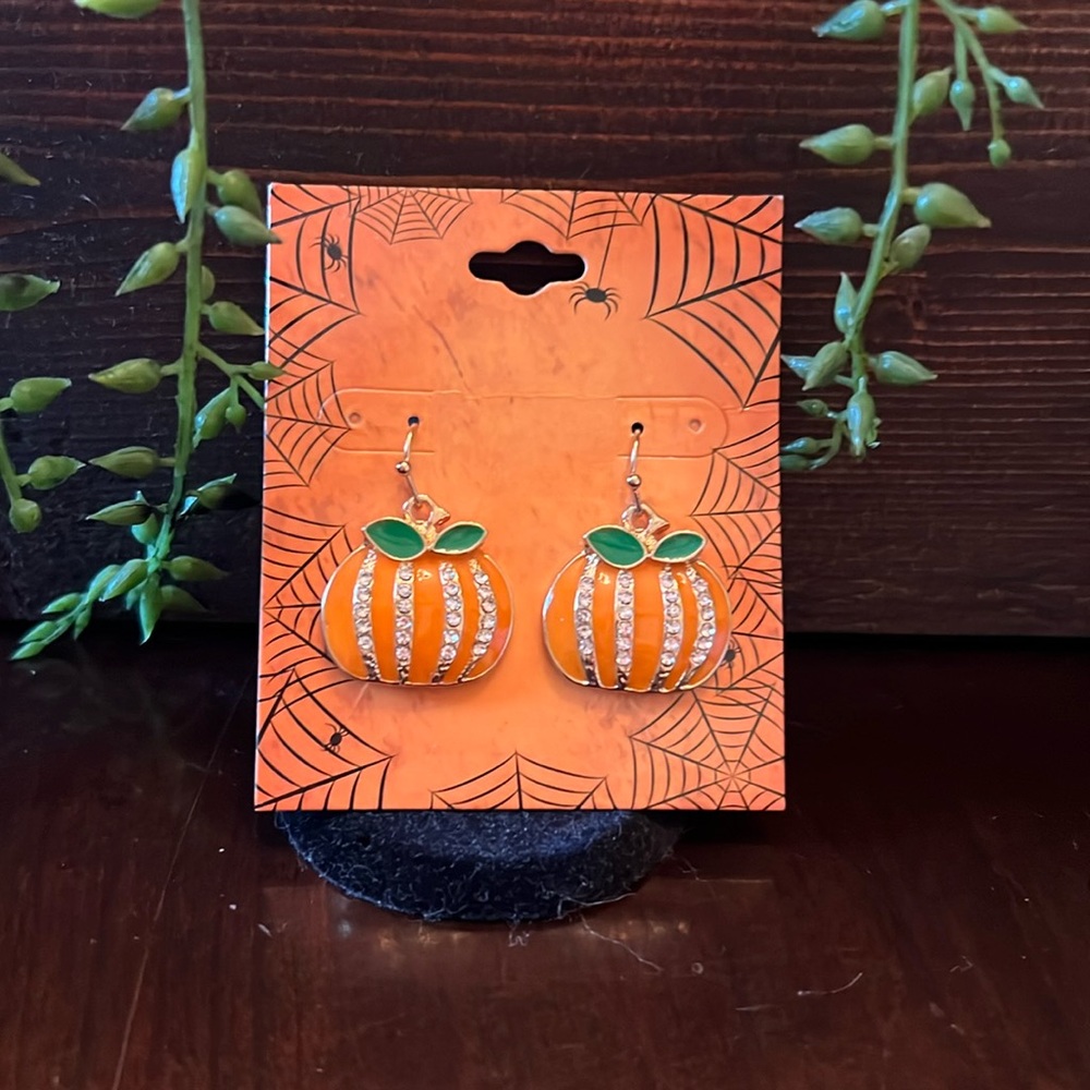 Pumpkin earrings